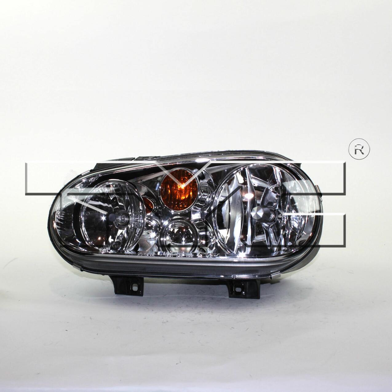 VW Headlight Assembly - Driver Side (Halogen) 1J0941017D - TYC 20647470